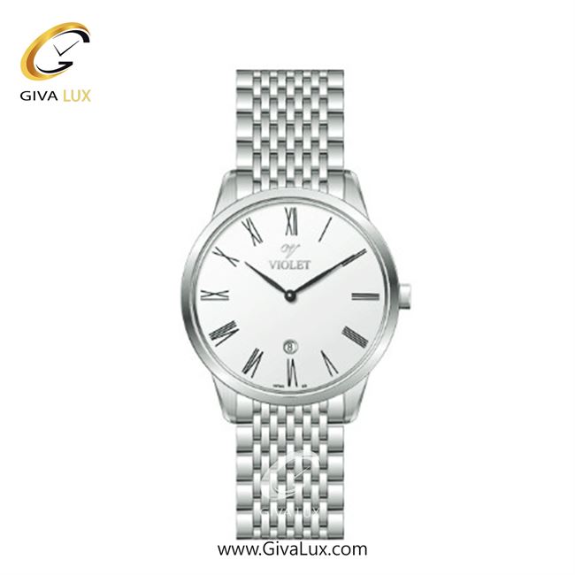 ساعت مچی اورجینال زنانه ویولت VIOLET نقره ای | نقره ای| سفید| کد رفرنس 0554